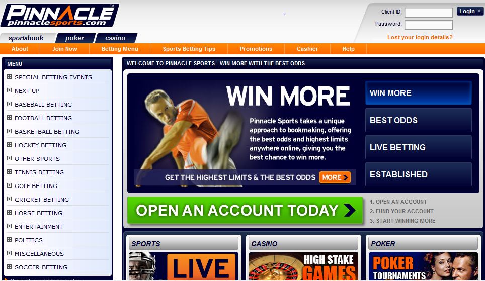 pinnacle indoor sports review betting